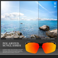 Gafas de Ciclismo Polarizadas KAPVOE Gafas de Sol Deportivas con Lentes Ajustables para Hombres y Mujeres Marco de Plástico UV Protectivo Marca China - details 2