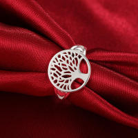 Anillo de Plata de Ley , el árbol de la vida, abalorio de joyería, 7-10 - details 0