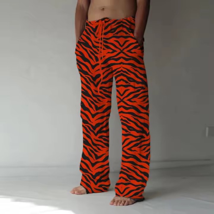 Pantalones hipster callejeros de talla grande, pantalones casuales, pantalones deportivos de pierna ancha para hombres y mujeres - 1