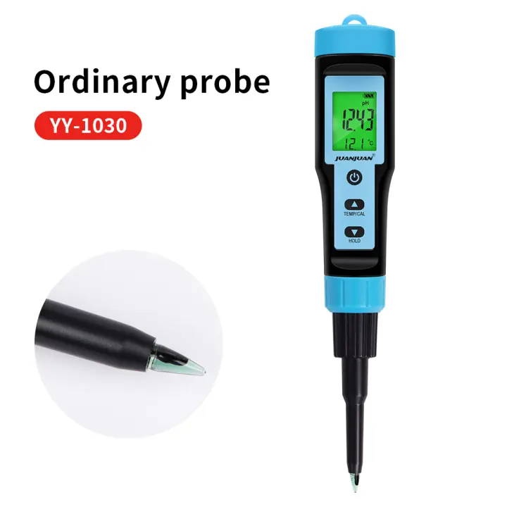 Medidor de PH de los alimentos, medidor profesional de alta precisión, temperatura, Sensor de pH, Analizador de acidez para carne, enlatado, queso, masa, agua, 0,00 ~ 14.00pH - 1