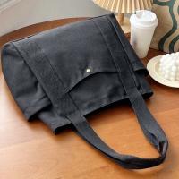 Bolso de lona de gran capacidad para el trabajo, bolso de mujer estilo universitario - details 15