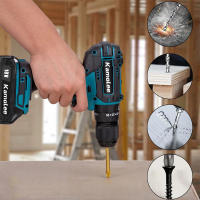 Taladro de Impacto Inalámbrico Kamolee 10mm/13mm con Cerdas para Bricolaje en Casa Herramientas Eléctricas Compatible con Batería Makita 18V - details 15