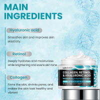 Crema de Colágeno con Retinol y Ácido Hialurónico Mejora la Elasticidad de la Piel y Equilibrio de Tonos Herramientas de Cuidado de la Piel Facial - details 2