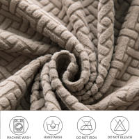 Fundas de asiento para silla de comedor de Jacquard elásticas duraderas, funda de cojín para silla de comedor tapizada elástica lavable extraíble - details 2