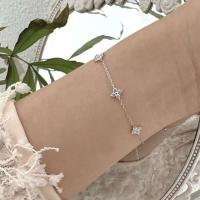 Nuevos collares de circón de acero inoxidable para mujer, Collar de cadena de hierba de cuatro hojas chapado en oro, regalo de joyería - details 11