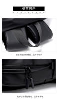 Nuevos hombres texturizados de moda, mochila casual para computadora - details 25