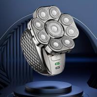 Afeitadora eléctrica de doble uso, maquinilla de afeitar inalámbrica, recargable, húmeda/seca, impermeable, regalo para hombres, marido y padre - details 1
