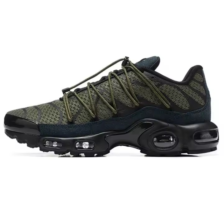 Zapatillas De Deporte Cordón Cojín De Aire Zapatos Resistente Al Desgaste Y Antideslizante Zapatillas De Deporte De Gran Tamaño De Los Hombres - 1