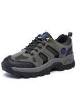 Zapatos de senderismo negros para exteriores, zapatos deportivos informales para hombre y mujer, zapatos para caminar de talla grande para primavera y otoño, zapatos de algodón para deportes de campo - details 1