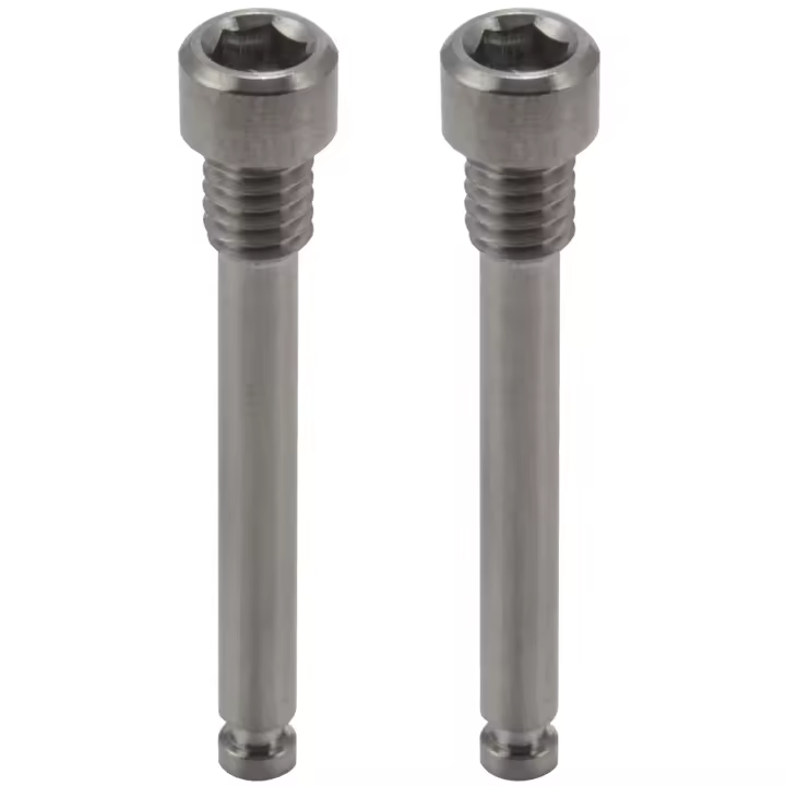 Pernos de titanio M4 para pastilla de freno de disco de bicicleta, insertos de pasador roscado, tornillo para pinza de disco hidráulico XT R XT, titanio - 1