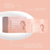 Repair Nutre, repone, repara el cabello seco y encrespado, mascarilla capilar suave y brillante que controla la grasa. - details 5