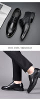 Zapatos de cuero zapatos de los hombres de cuero de gama alta suave primavera traje de vestir de negocios de los hombres zapatos de cuero estilo británico zapatos de boda - details 10