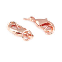 6 uds. De latón de Color dorado de 18K con cierres circulares de langosta, cierres para collares, pulseras, suministros para fabricación de joyas, accesorios Diy - details 11