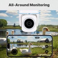 Cámara de seguridad inteligente Tuya WiFi de 3MP compatible con red RJ45 inalámbrica y con cable IP65 seguimiento de movimiento impermeable noche a todo Color - details 3