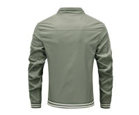Primavera otoño chaquetas ligeras moda hombre cuello alto rompevientos trabajo ts ropa deportiva para hombres chaqueta Bomber ropa - details 5