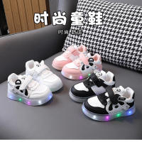 Iluminación infantil luminosa para niños y niñas, tablero intermitente, zapatos informales de dibujos animados para niño, suela suave - details 0