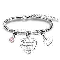 Pulsera de acero inoxidable, pulsera con letras de etiquetas, pulsera de accesorios, venta caliente en Italia - details 2