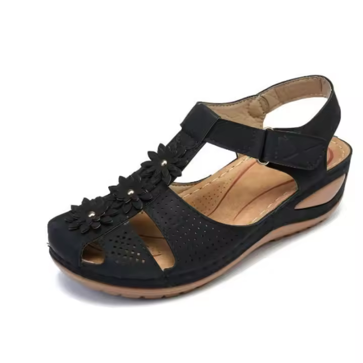 Sandalias de tacón de cuña de verano para mujer - 1