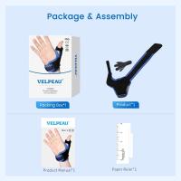 Tendinitis Velpueu cirugía ortopédica ratón mano pulgar soporte férula, ligera y transpirable, adecuada para ambas manos - details 11