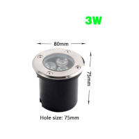 Luz de Viaje Subterránea LED Iluminación de Jardín al Aire Libre Acero Inoxidable - details 3