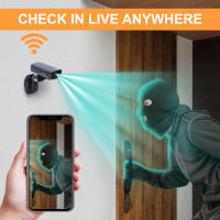 Cámara inalámbrica desconectada sin perforaciones con visión nocturna HD para interiores y exteriores 1080P - details 10