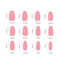 Uñas postizas reutilizables para el hogar, uñas prensadas púrpuras degradadas, dulces y encantadoras, uso de manicura DIY - details 3