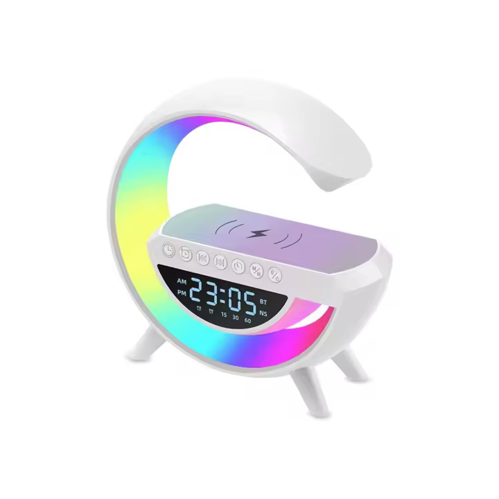 BDI 3 en 1 Arco Iris Multifunción Luz Nocturna Carga Inalámbrica Estéreo - 1