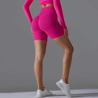 Deportes sin costuras para mujer, ciclismo, trotar, Fiess, cintura alta, Push Up, pantalones cortos de gimnasio, mallas, ropa de Yoga - details 11