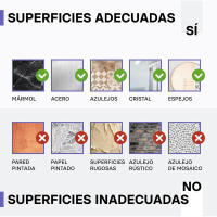 Estantes dobles mejorados para plantas, almacenamiento montado en la pared de acero inoxidable para baño y cocina, organizador de instalación rápida con - details 7