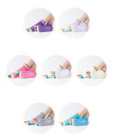 Calcetines de Yoga antideslizantes para mujer, medias de cinco dedos, sin espalda, algodón, silicona, 5 dedos, Ballet, gimnasio, Invierno - details 5