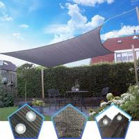 Tela de Sombra Solar con Ochilas Venta de Sombra Negra para Jardín Trasero al Aire Libre - details 1