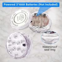 Los jarrones ambientales impermeables para piscinas, peceras y luces decorativas se pueden controlar de forma remota - details 1