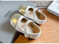 Zapatos planos informales de cuero para niños, calzado de baile de princesa para fiesta y boda, 2024 - details 9