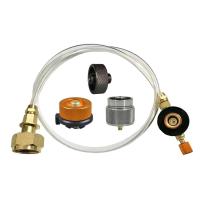Adaptador de llenado para exteriores para acampar europeo, accesorios para conector de horno de cilindro de gas - details 0