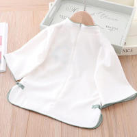Novedad de verano y primavera para niños, conjunto de ropa étnica para niñas Hanfu de algodón y lino mejorado estilo República de China - details 9