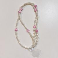 Correa cruzada para teléfono con cuentas de flores, cuerda colgante para bolso, cadena para teléfono móvil, cordón largo antipérdida para teléfono, correas para el cuello - details 11