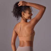 Top de mujer, cuello de chaleco Hai Yuga, decoración triul, deportes con espalda bonita, Top corto a prueba de golpes para - details 42
