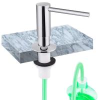Samodra - Dispensador de jabón de latón, kit de tubo de extensión para accesorios de cocina y baño, dispensador de detergente líquido metálico incorporado - details 3