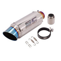 Motorcycle Exhaust Pipe Motorbike Motocross Racing Escape Exhaust Muffler Canister Tail pipe End Pipe For z900 R3 R25 MT09 etc - details 9