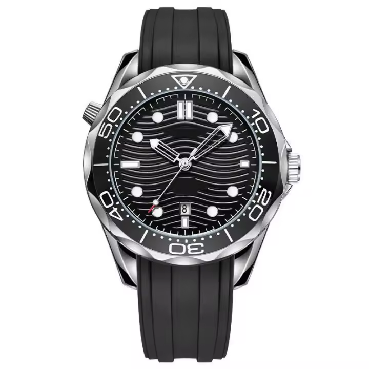 Reloj Mecánico de Cuarzo de Lujo para Hombres Automático Correa de Cuero Estilo Formatal - 1