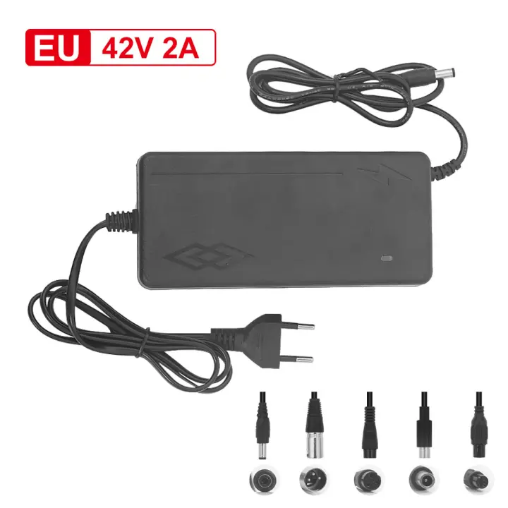 Cargador de bicicleta eléctrica 24V 42V 54.6 V Scooter eléctrico cargador de batería de bicicleta eléctrica para 24V 36V 48V 6S 7S 10S 13S XLR batería de iones de litio - 1