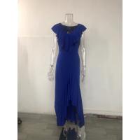Flamin A Vestido de noche irregular y elegante con volantes y cuello en V - details 17