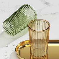 Vasos de baño de cristal acrílico de lujo ligeros, taza de agua Simple para parejas, taza de cepillado de dientes, nuevo - details 5