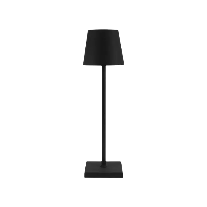 Lámpara De Mesa Retro Con Luz LED Recargable Toque Metálico Para Decoración De Bar Coffee Table Restaurante Luz Nocturna Para Dormitorio - 1