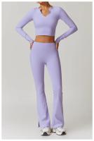 Camiseta de Yoga de Manga Larga Comodidad Deportiva al Aire Libre Secado Rápido Elástico - details 1