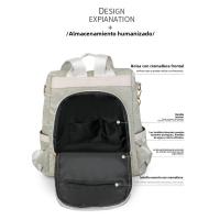 Mochila 2025 Nueva Mochila De Viaje De Gran Capacidad De Moda De Cuero Suave Para Mujer - details 9