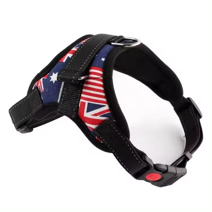 Arnés para Perros de Nailon duradero, Chaleco para Perros grandes y medianos, collar de Liberación - 1