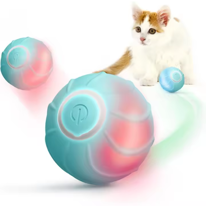 Juego de pelotas para Gatos, Juguete Interactivo para Gatos, Ideal para Entretenimiento y estimulación - 1