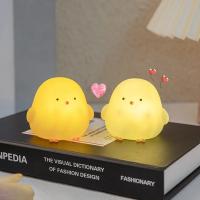 Lindo pollo iluminación suave pequeña luz nocturna lámpara de noche decoración dormitorio atmósfera luz niña niños regalo - details 2