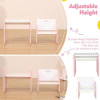 Silla de Mesa Ajustable para Bebés de 1-3 Años Fácil de Montar Ideal para Leer/Comer/Jarjar Gris - details 7